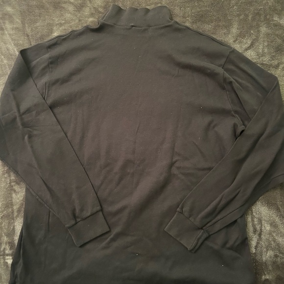 Vintage Lands' End Black Cotton Turtleneck - Picture 5 of 5
